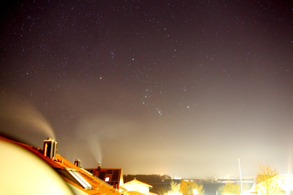 Orion im Osten