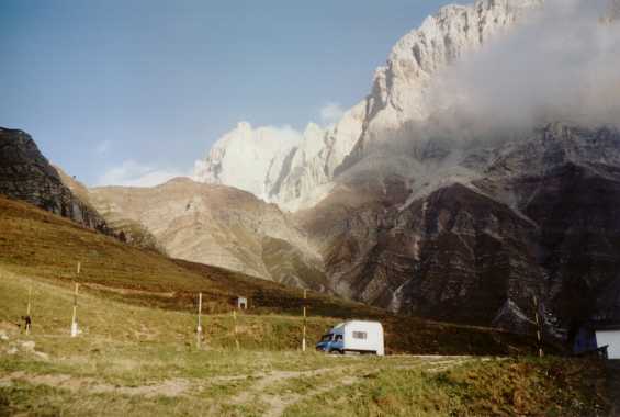 Unimog in den Dolomiten