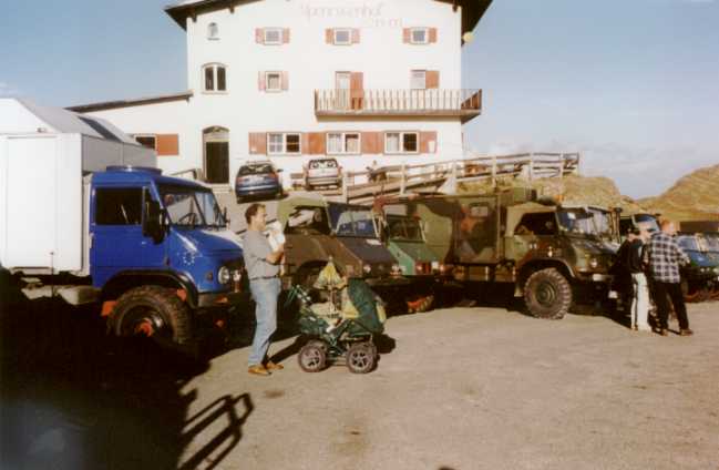 Unimog am Penserjoch